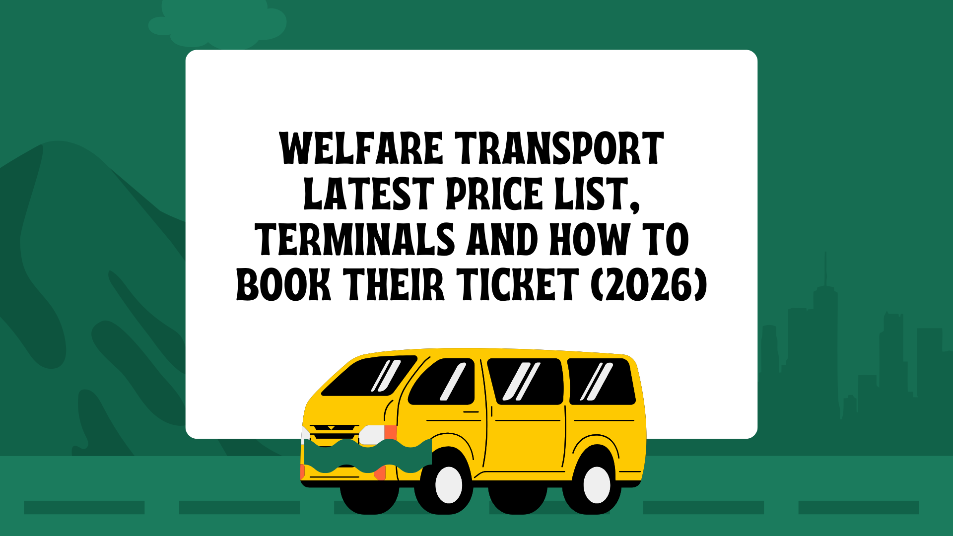 Welfare Transport